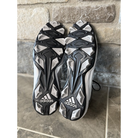 Adidas Icon 6 Bounce Black-White Men's Footwear Baseball Cleats FX2468 Size 13 - Picture 11 of 16